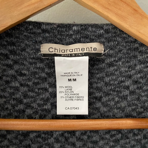Women's Gray Cardigan Sweater - Picture 5 of 5